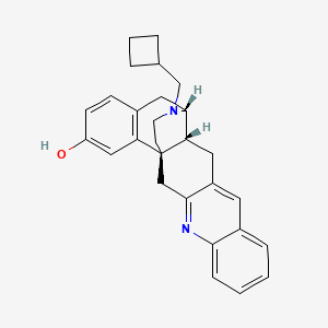 Chemical structure of CUMYL-NB-MeGACLONE