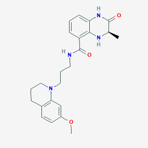 Chemical structure of N-Pyrrolidino Protonitazene