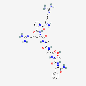 Chemical structure of Akt Substrate (trifluoroacetate salt)