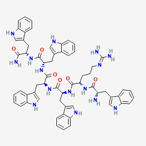 Chemical structure of WRW4 (trifluoroacetate salt)