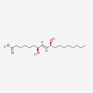 Chemical structure of 7(S),10(S)-DiHOME
