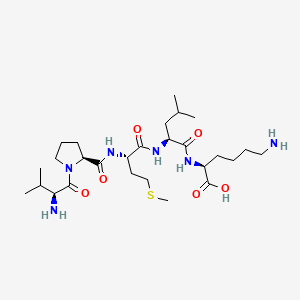 Chemical structure of Bax Inhibitor Peptide V5 (trifluoroacetate salt)