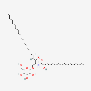 Chemical structure of Ceramide (non-hydroxy) (bovine spinal cord)