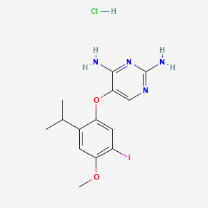 Chemical structure of AF-353 hydrochloride