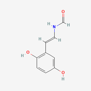 Chemical structure of Erbstatin