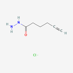 Chemical structure of Alkyne hydrazide
