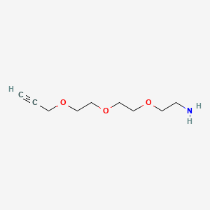 Chemical structure of Alkyne-PEG3-amine