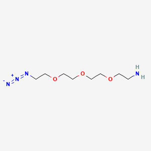 Chemical structure of Azide-PEG4-Amine