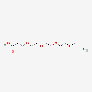 Chemical structure of Alkyne-PEG3-COOH