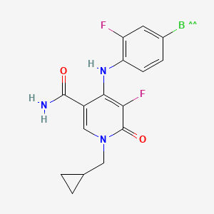 Chemical structure of BDP 576/589 carboxylic acid