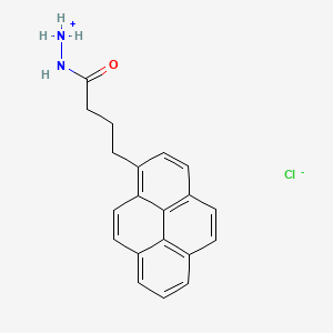 Chemical structure of Pyrene hydrazide