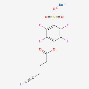 Chemical structure of Hexynoic acid STP ester