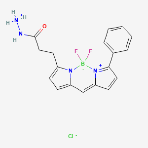 Chemical structure of BDP R6G hydrazide