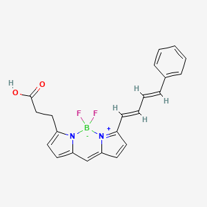 Chemical structure of BDP 581/591 carboxylic acid