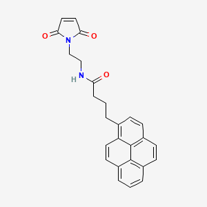 Chemical structure of Pyrene maleimide