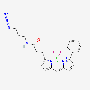 Chemical structure of BDP R6G azide