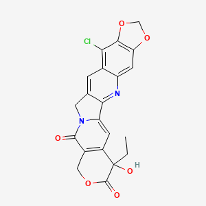 Chemical structure of FAM hydrazide, 6-isomer