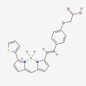 Chemical structure of BDP 630/650 carboxylic acid