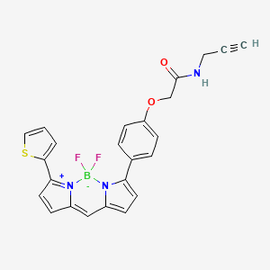 Chemical structure of BDP TR alkyne