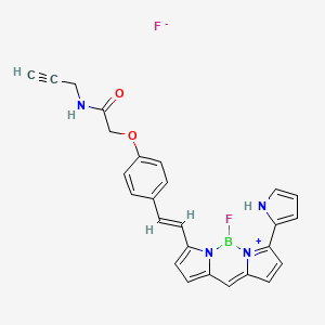 Chemical structure of BDP 650/665 alkyne