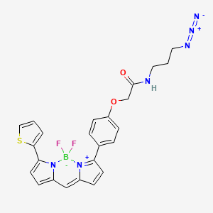Chemical structure of BDP TR azide