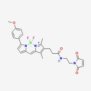 Chemical structure of BDP TMR maleimide