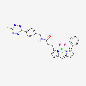 Chemical structure of BDP R6G tetrazine