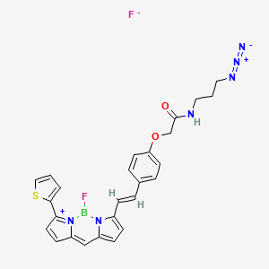 Chemical structure of BDP 630/650 azide