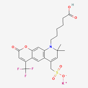 Chemical structure of AF430 carboxylic acid