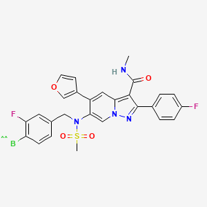Chemical structure of BDP TR maleimide