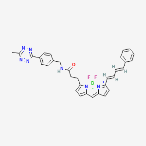 Chemical structure of BDP 581/591 tetrazine