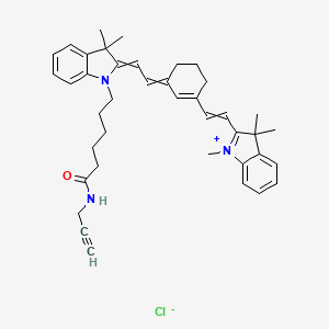 Chemical structure of Cyanine7 alkyne