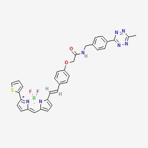 Chemical structure of BDP 630/650 tetrazine