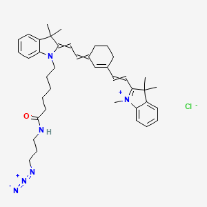 Chemical structure of Cyanine7 azide