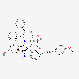 Chemical structure of FAM DBCO, 6-isomer