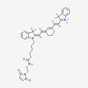 Chemical structure of Cyanine7 maleimide