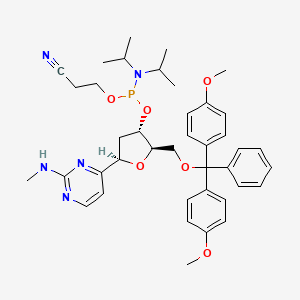 Chemical structure of TAMRA phosphoramidite, 5-isomer