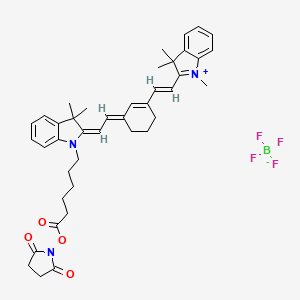 Chemical structure of Cyanine7 NHS ester