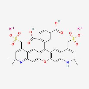 Chemical structure of AF568 carboxylic acid