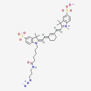 Chemical structure of Sulfo-Cyanine7 azide