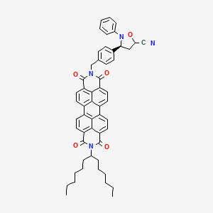 Chemical structure of ROX DBCO, 5-isomer