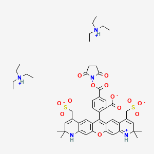Chemical structure of AF568 NHS ester