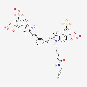 Chemical structure of Sulfo-Cyanine7·5 alkyne