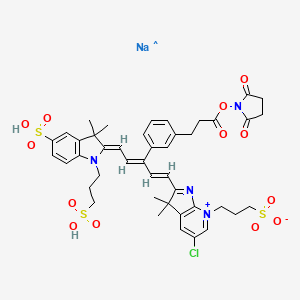 Chemical structure of IRDye® 680RD, NHS ester