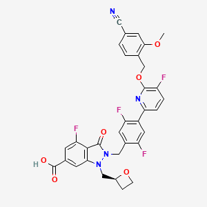 Chemical structure of Janelia Fluor® 525, Maleimide