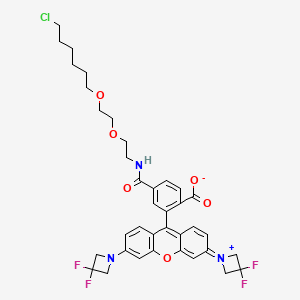 Chemical structure of Janelia Fluor® 525, Haloalkane