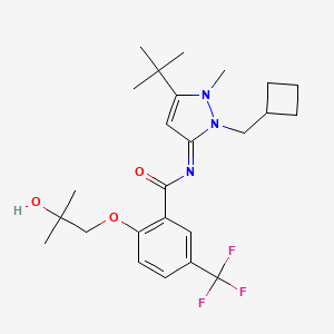 Chemical structure of RNB 61