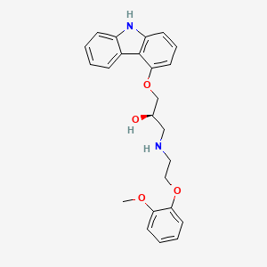 Chemical structure of (R)-Carvedilol