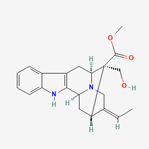 Chemical structure of (Z)-Akuammidine