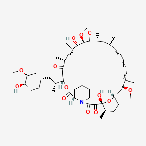 Chemical structure of 28-Epirapamycin